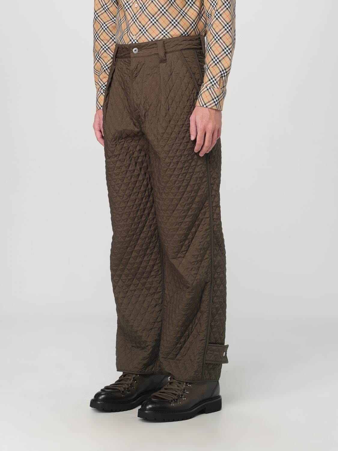 BURBERRY PANTS: Pants men Burberry, Military - Img 4