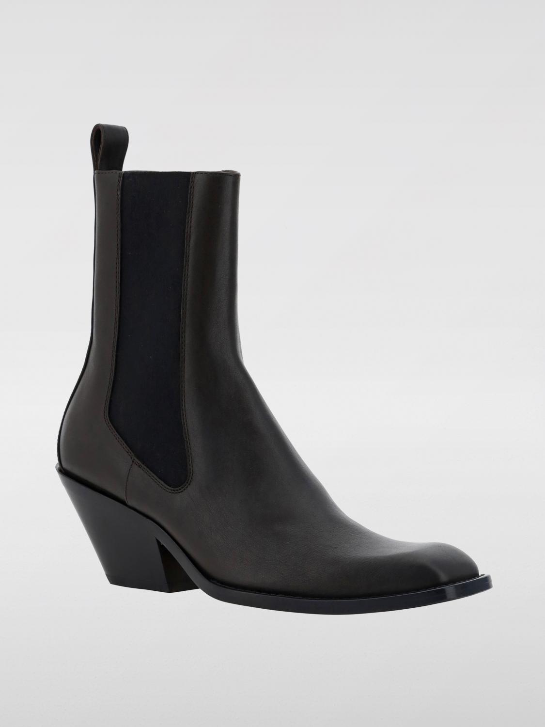 KHAITE BOTINES PLANOS: Botas mujer Khaite, Marrón - Img 2