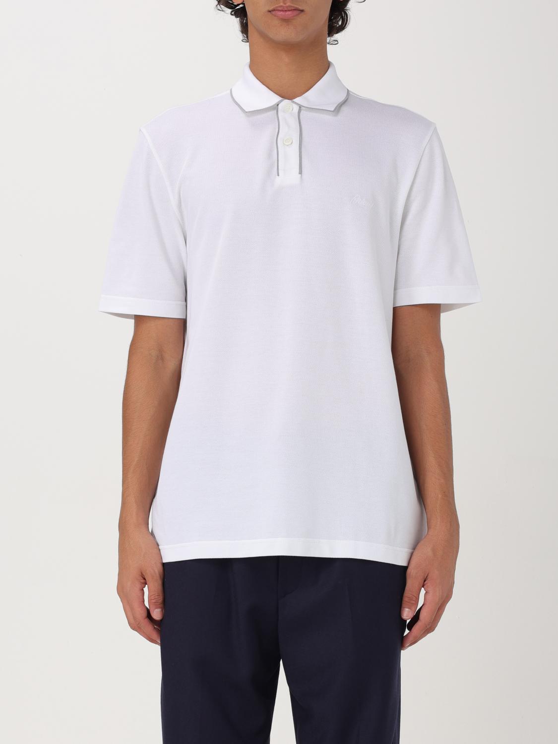 BRIONI POLO SHIRT: Polo shirt men Brioni, White - Img 1