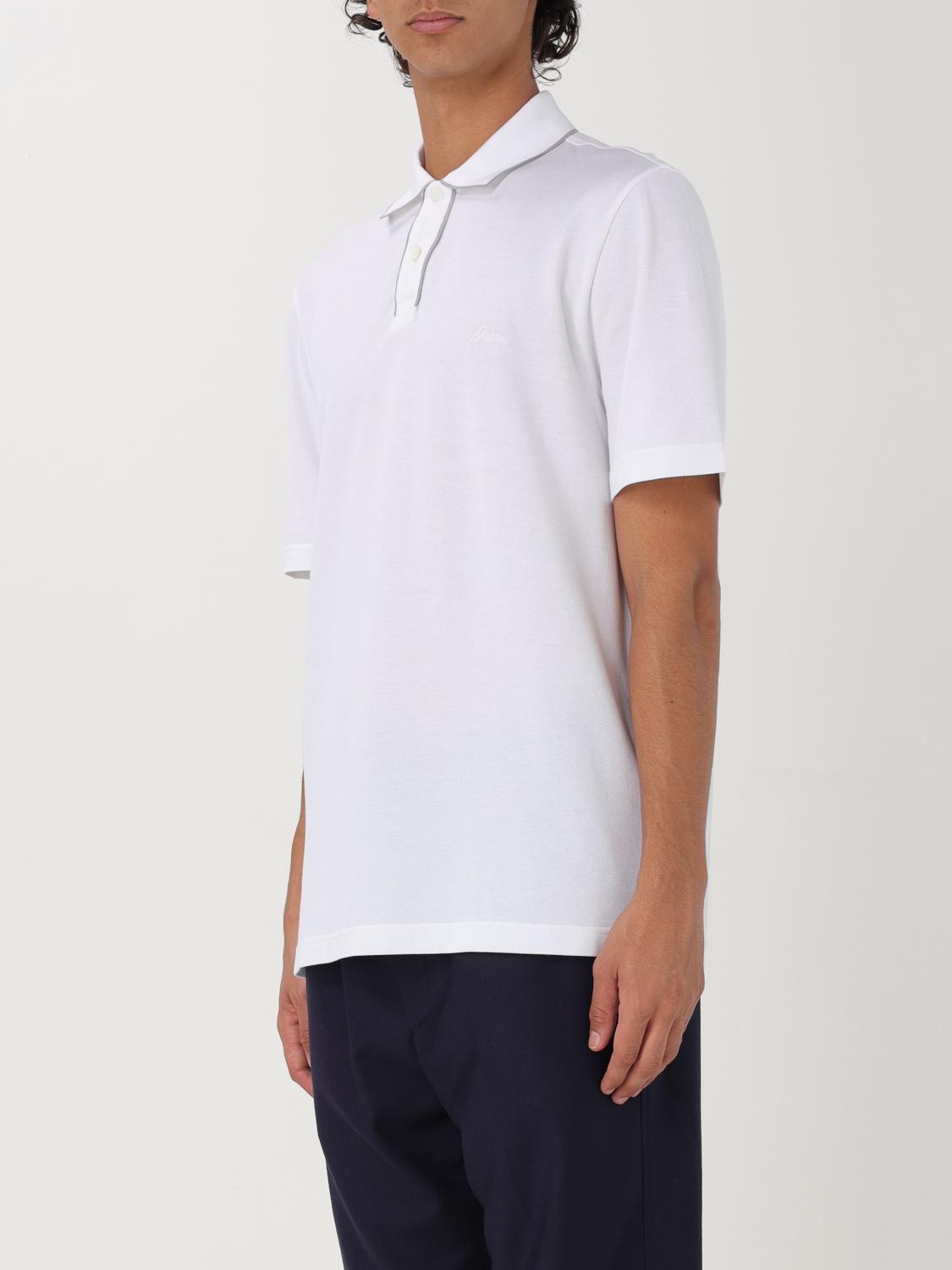 BRIONI POLO SHIRT: Polo shirt men Brioni, White - Img 3