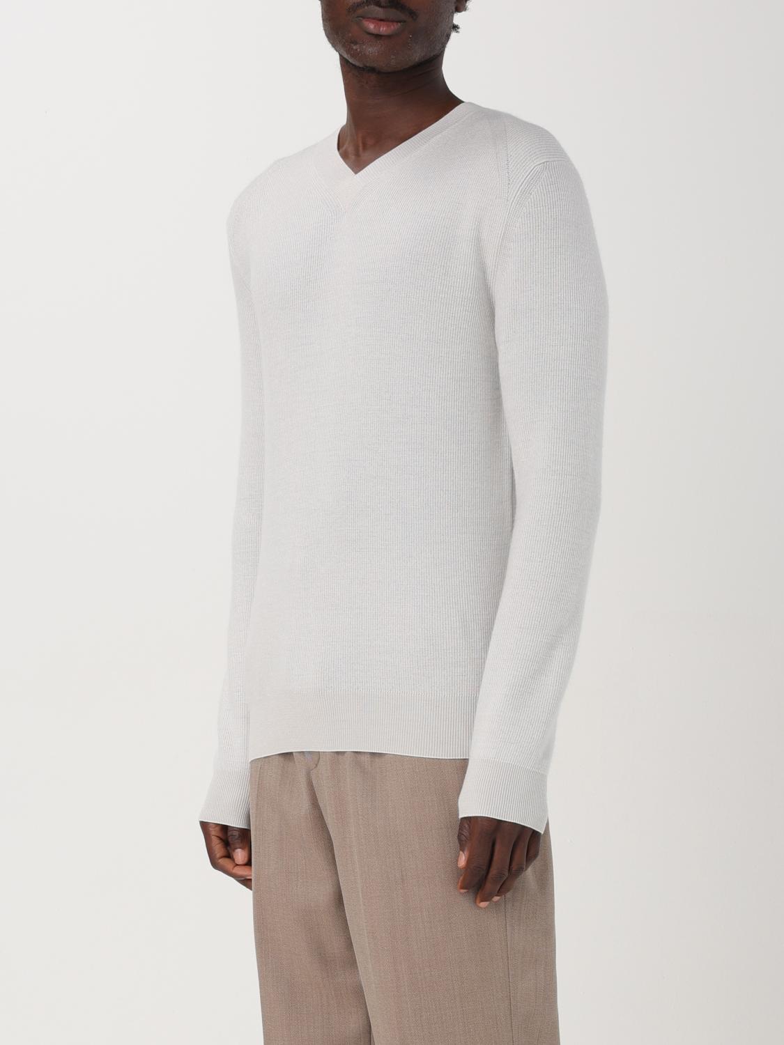 BRIONI SWEATER: Cardigan men Brioni, White - Img 4