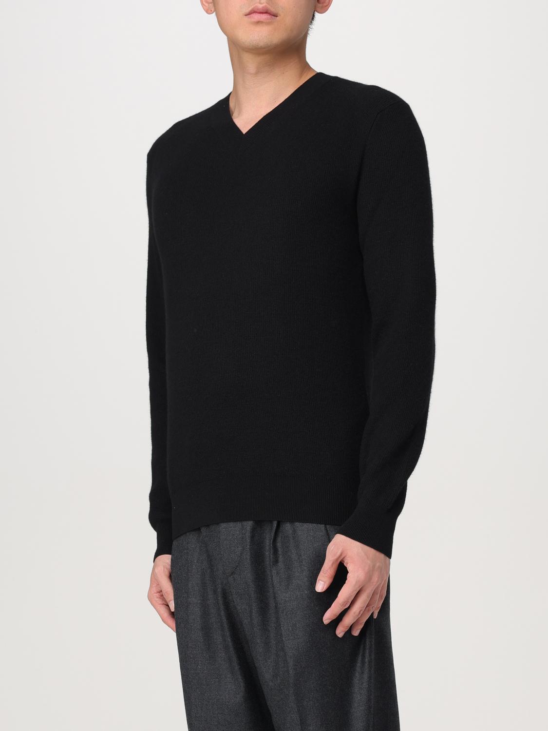 BRIONI 毛衣: 针织开衫 男士 Brioni, 黑色 - Img 3