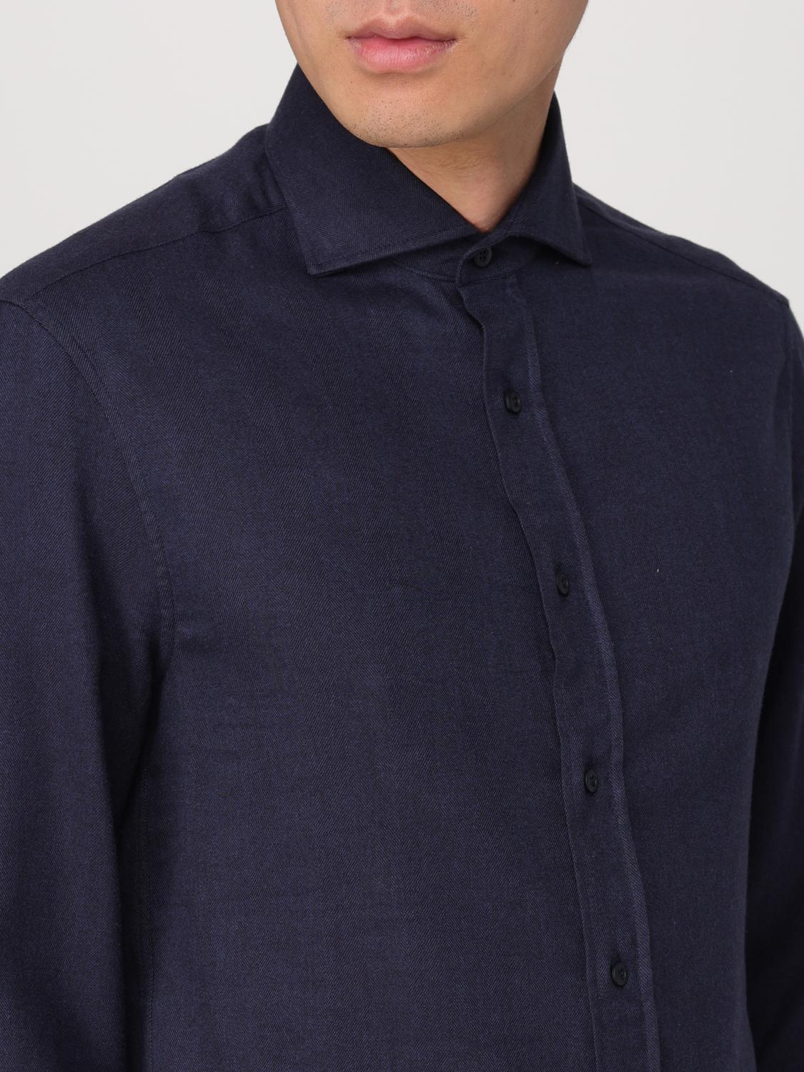 BRUNELLO CUCINELLI SHIRT: Shirt men Brunello Cucinelli, Blue 1 - Img 5