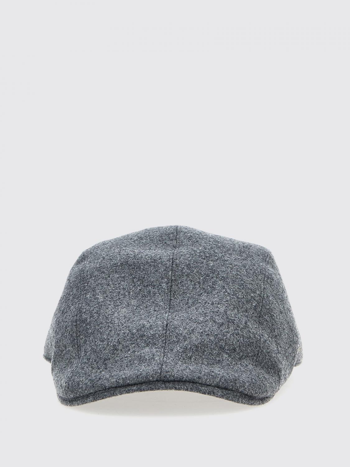 BRUNELLO CUCINELLI HAT: Hat men Brunello Cucinelli, Grey - Img 2