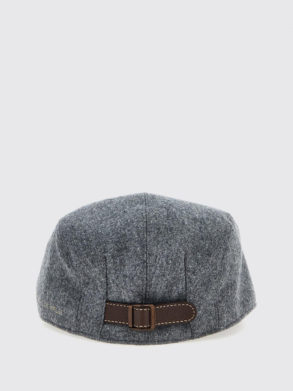BRUNELLO CUCINELLI HAT: Hat men Brunello Cucinelli, Grey - Img 3