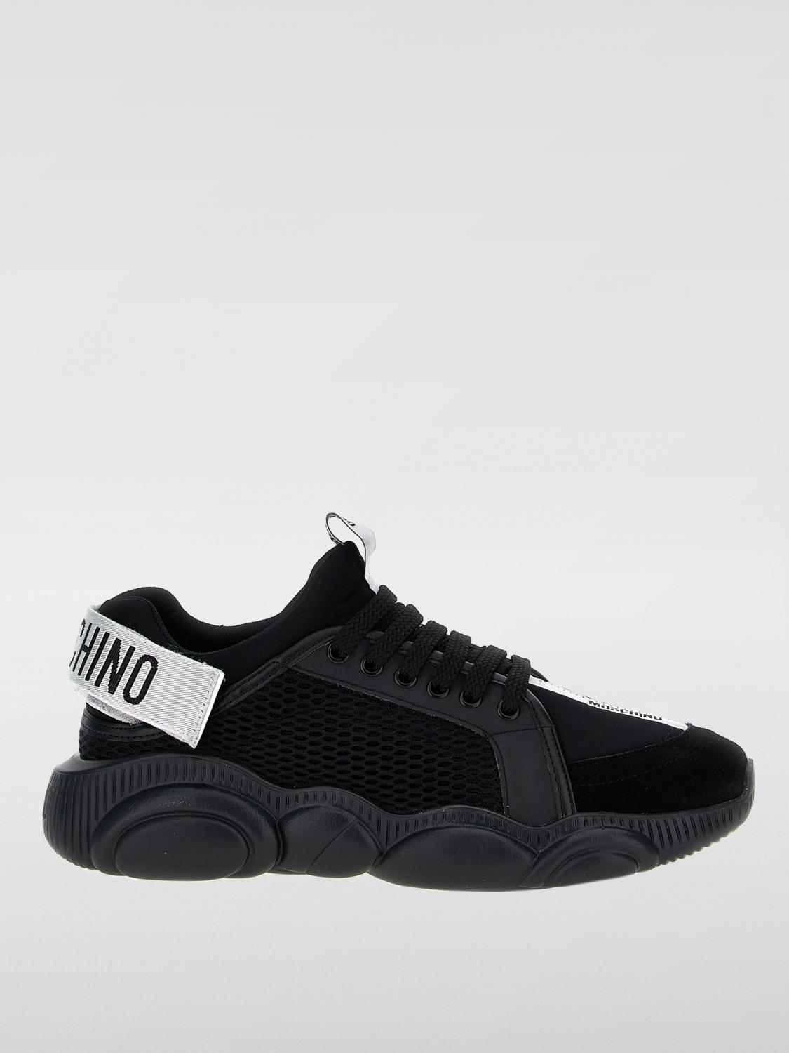 Giglio Sneakers Moschino Couture in mesh e pelle