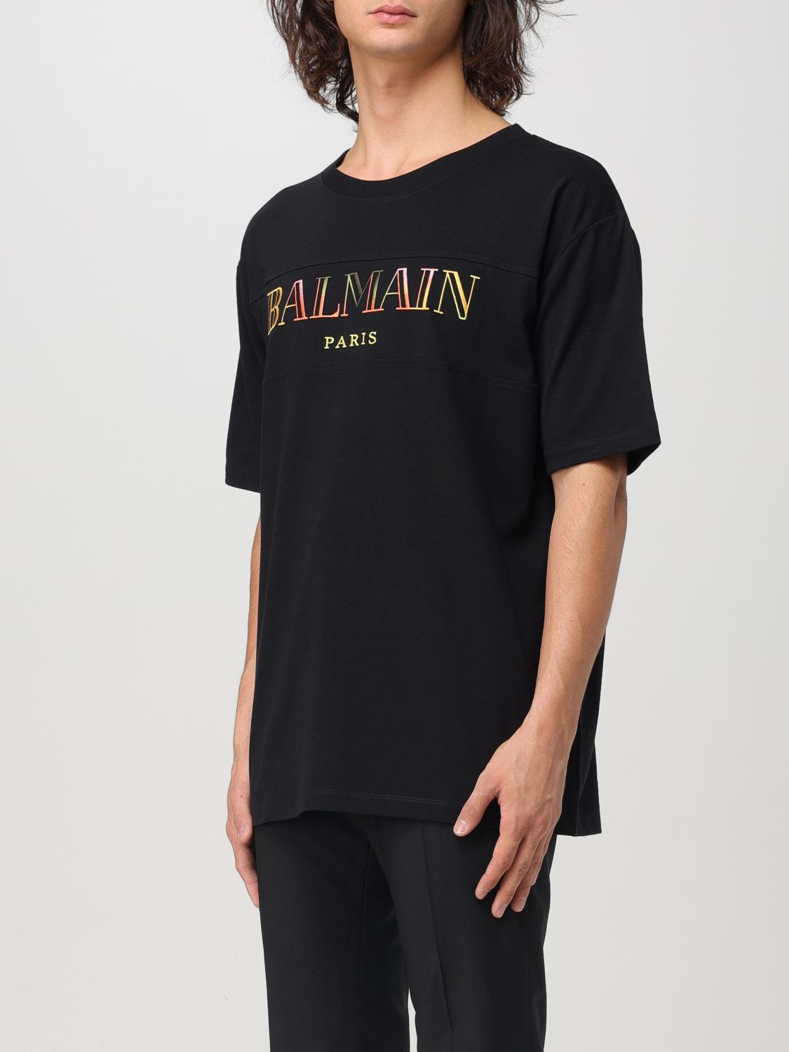 BALMAIN T-SHIRT: T-shirt herren Balmain, Schwarz - Img 4