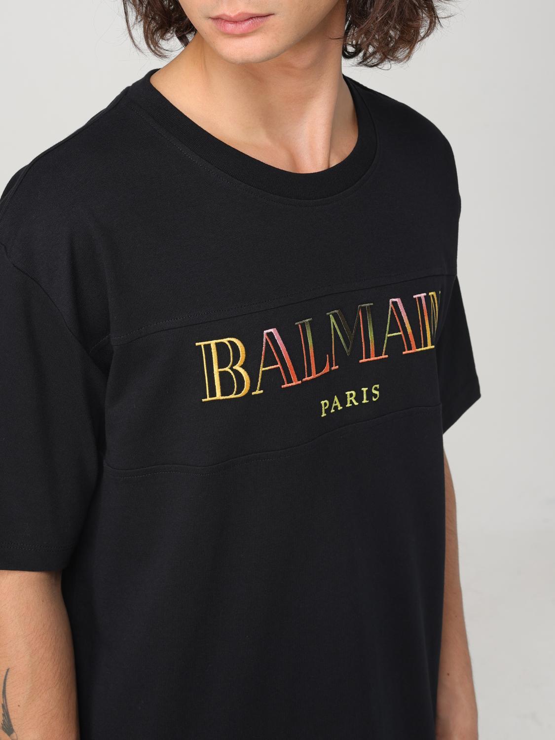 BALMAIN T-SHIRT: T-shirt men Balmain, Black - Img 5