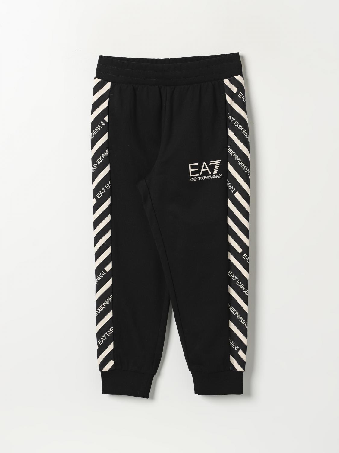 EA7 PANTS: Tracksuit kids Ea7, Black - Img 1