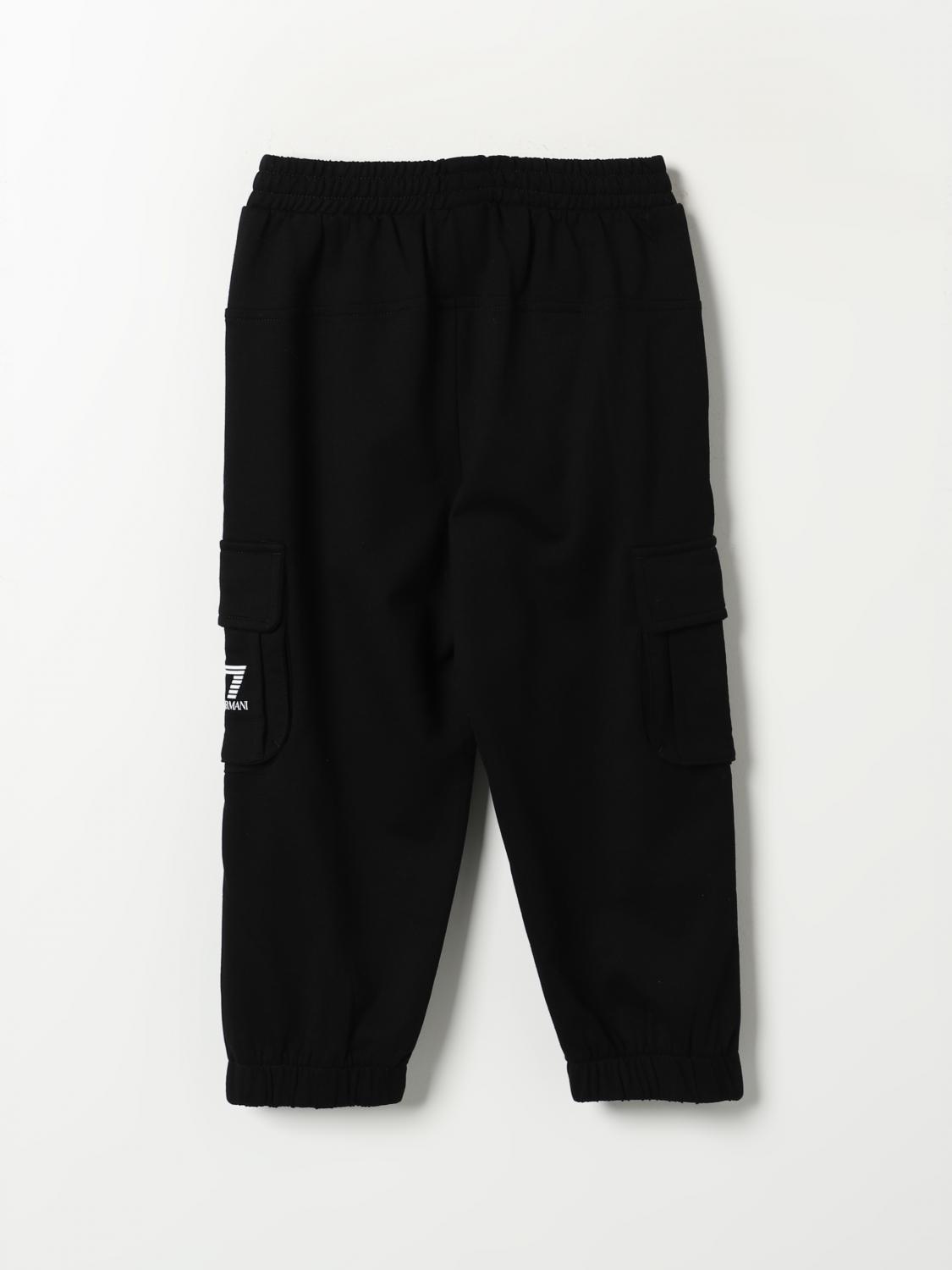 EA7 PANTALON: Pantalon enfant Ea7, Noir - Img 2