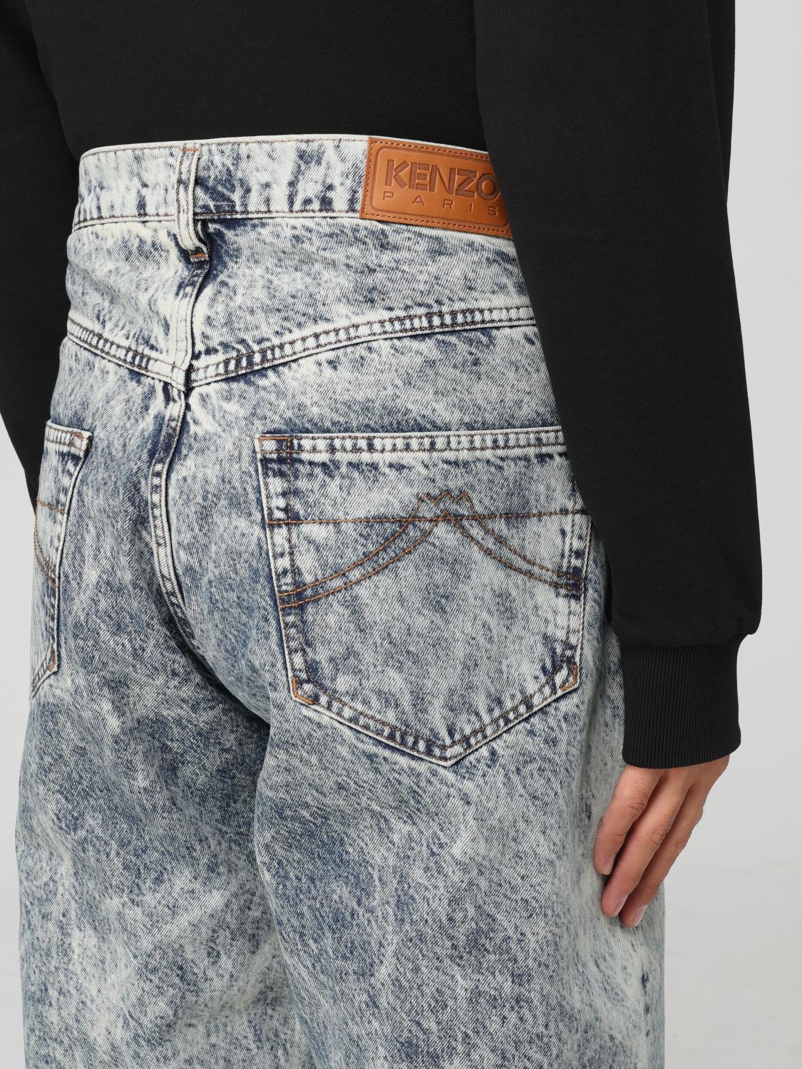 KENZO JEANS: Hose herren Kenzo, Denim - Img 5