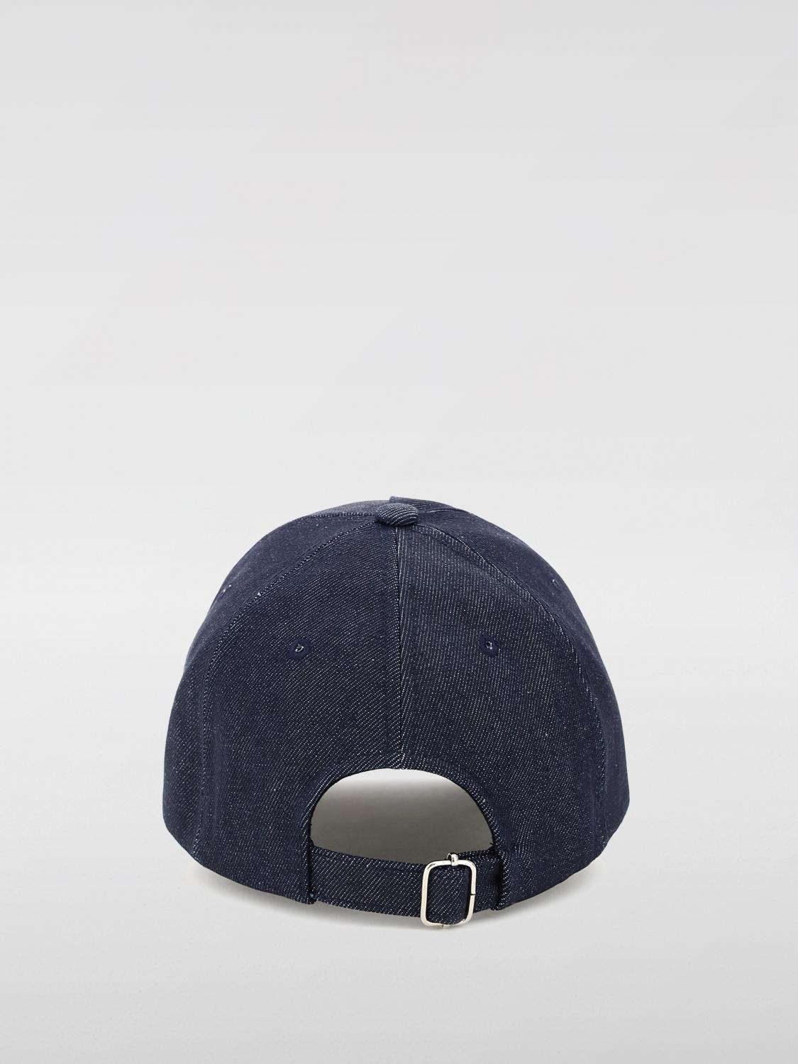 A.P.C. HAT: Hat men A.P.C., Denim - Img 2