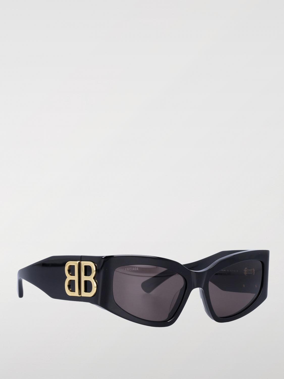 BALENCIAGA OCCHIALI DA SOLE: Occhiali da sole Bossy cat-eye Balenciaga, Nero - Img 3