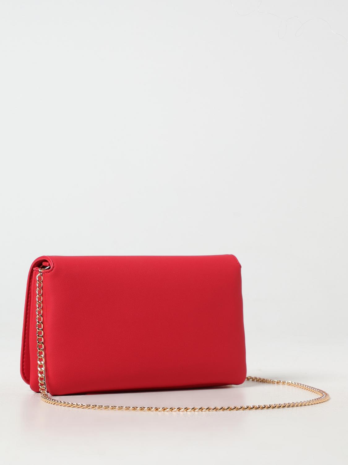 LOVE MOSCHINO MINI BAG: Shoulder bag woman Love Moschino, Red - Img 2