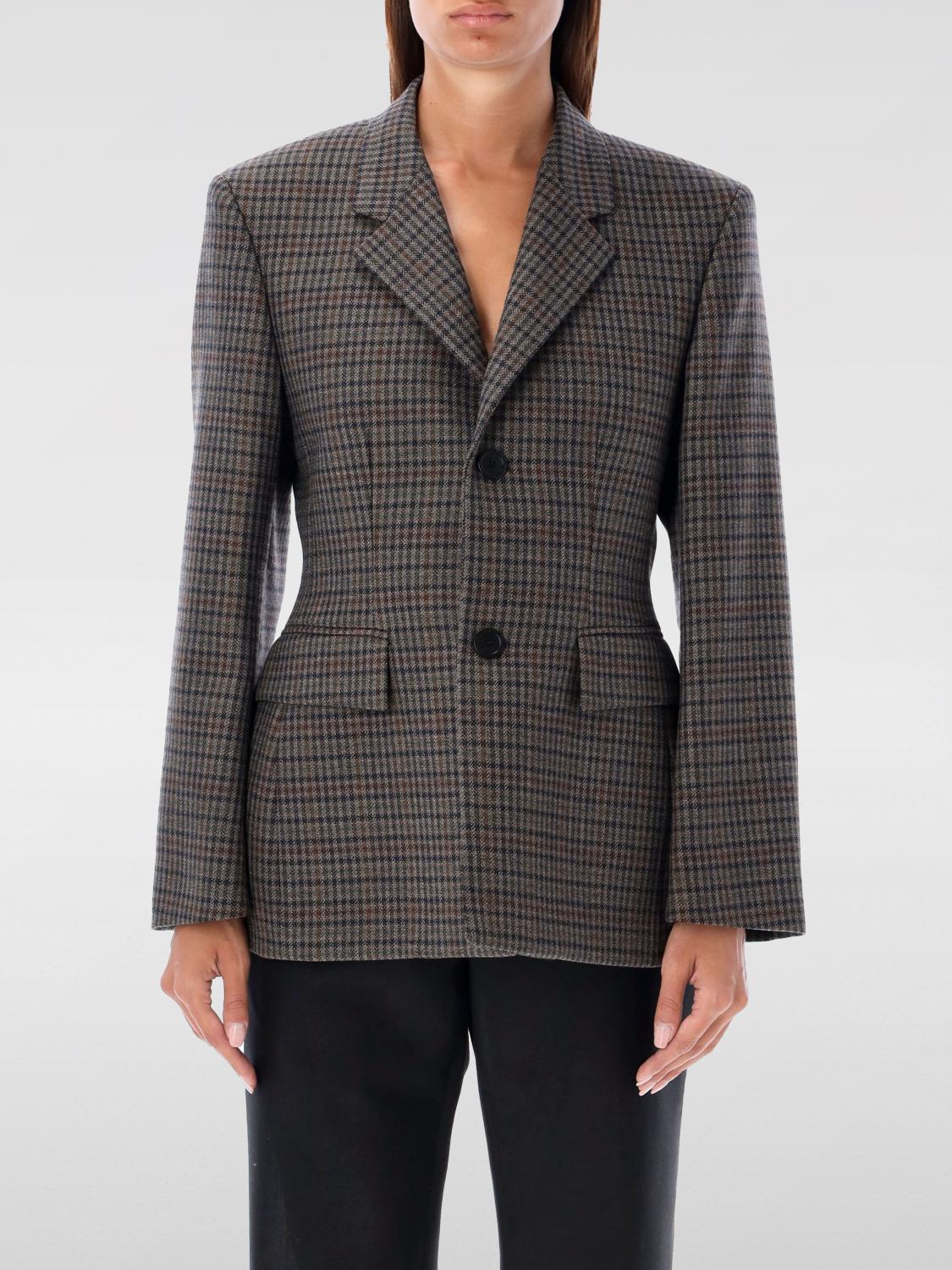 Giglio Blazer Balenciaga in lana check