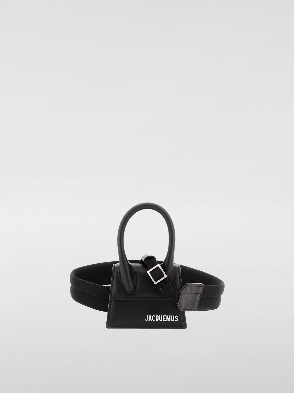 JACQUEMUS BAG: Shoulder bag men Jacquemus, Black - Img 1
