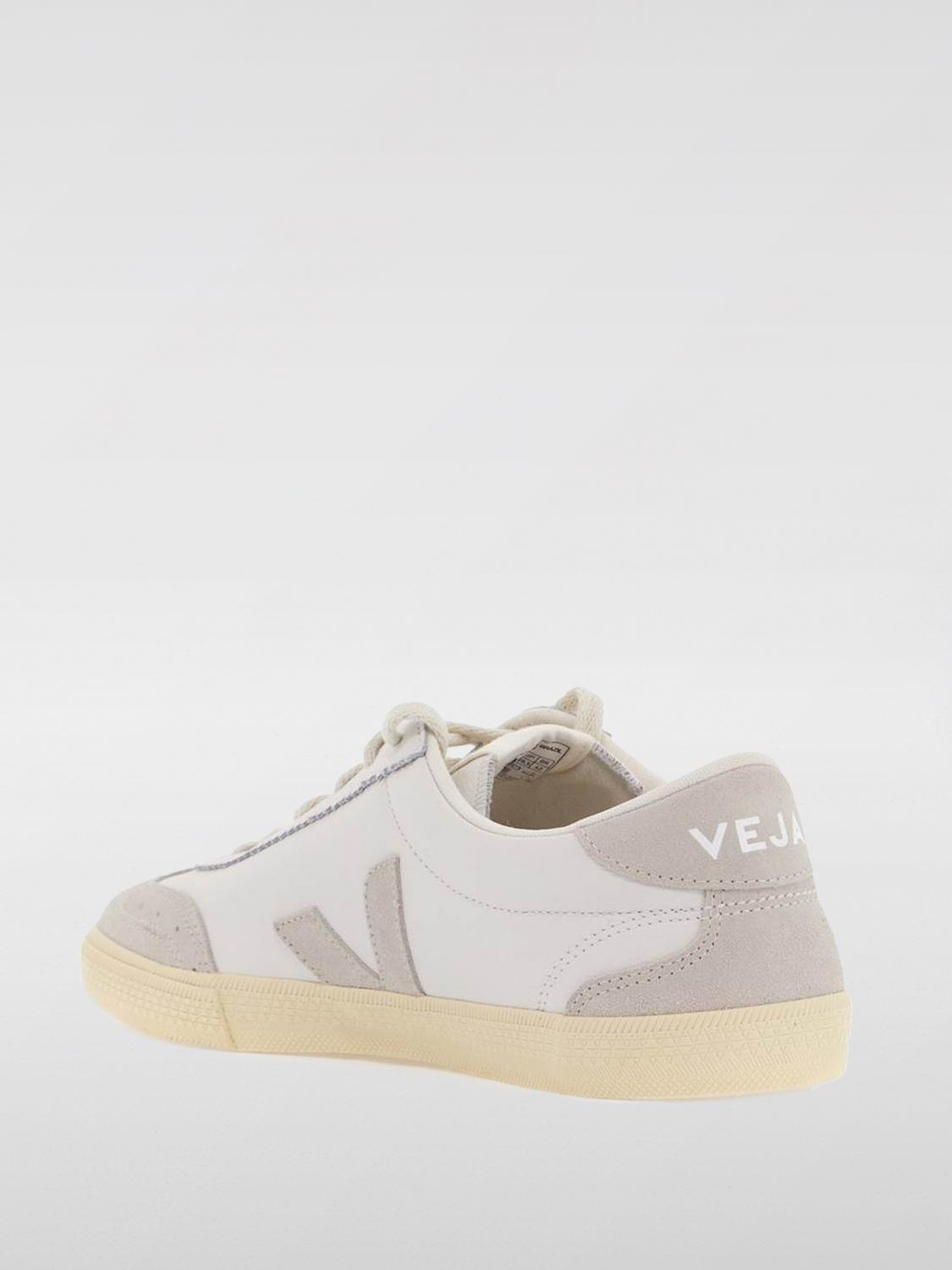 VEJA SNEAKERS: Sneakers Volley Veja in pelle O.T., Bianco - Img 2