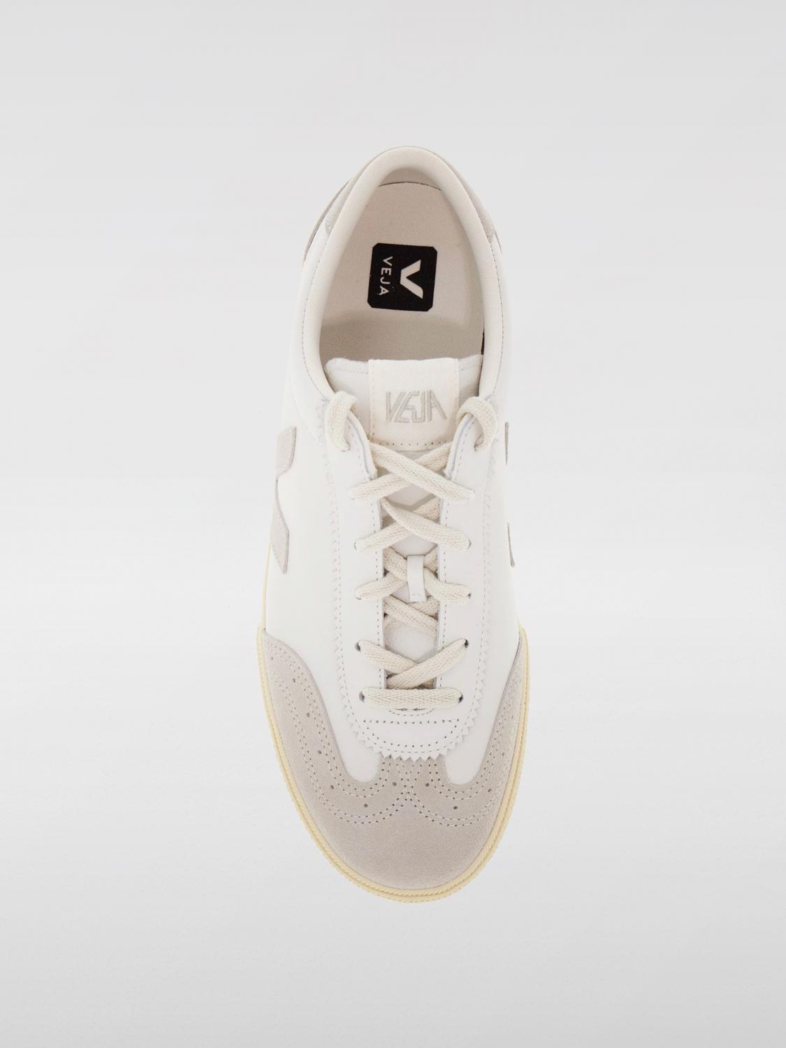 VEJA SNEAKERS: Sneakers Volley Veja in pelle O.T., Bianco - Img 3