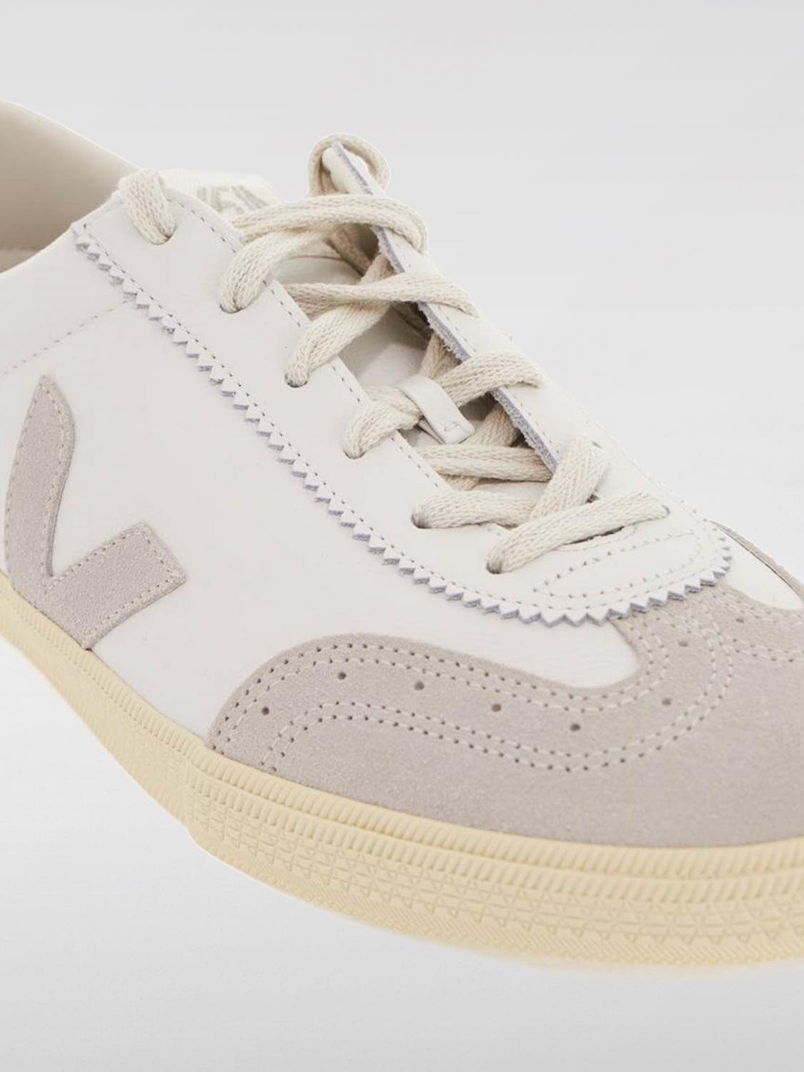VEJA SNEAKERS: Sneakers Volley Veja in pelle O.T., Bianco - Img 4