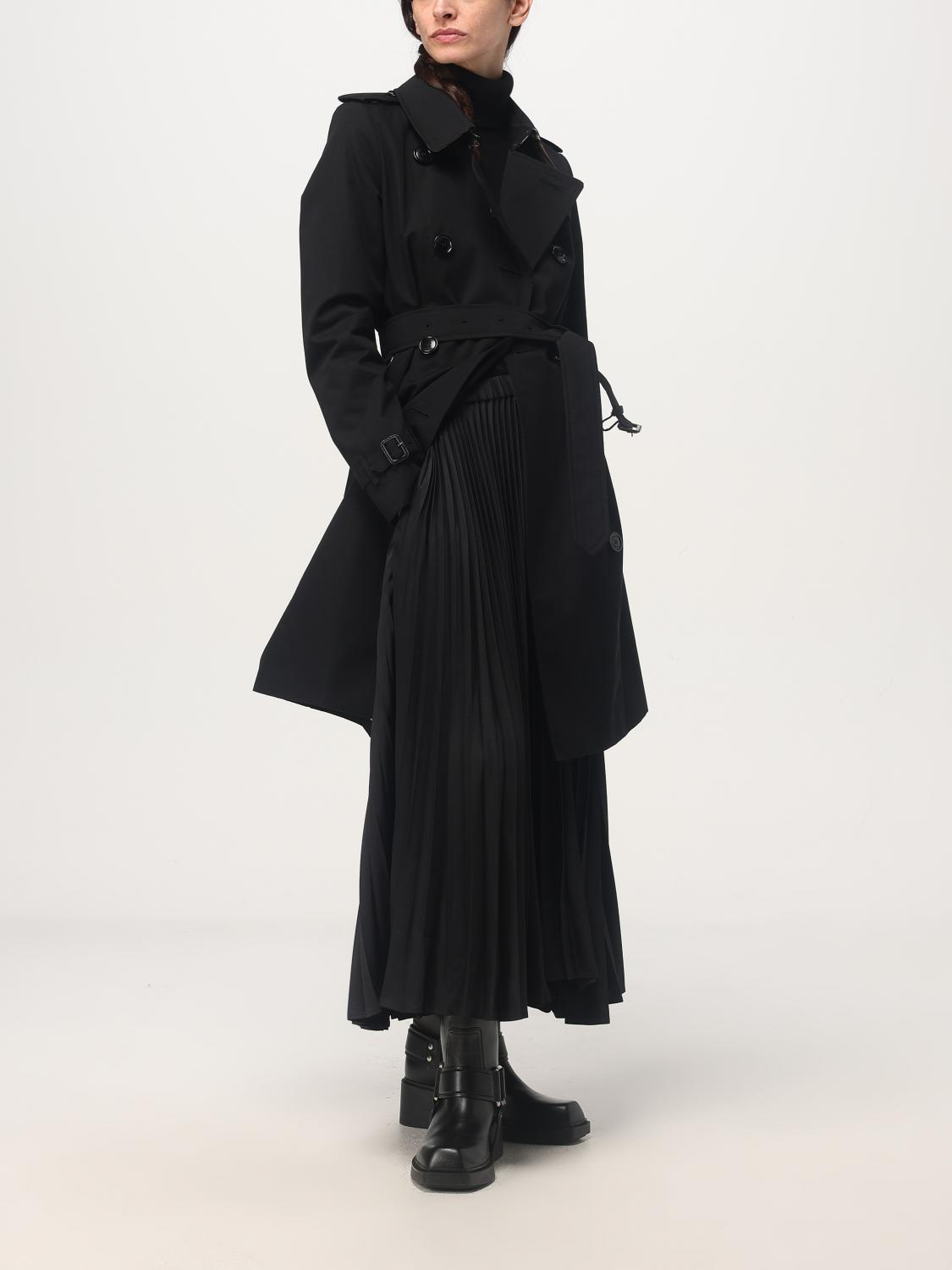 BURBERRY TRENCH COAT: Burberry women's trench coat, Black - Img 2