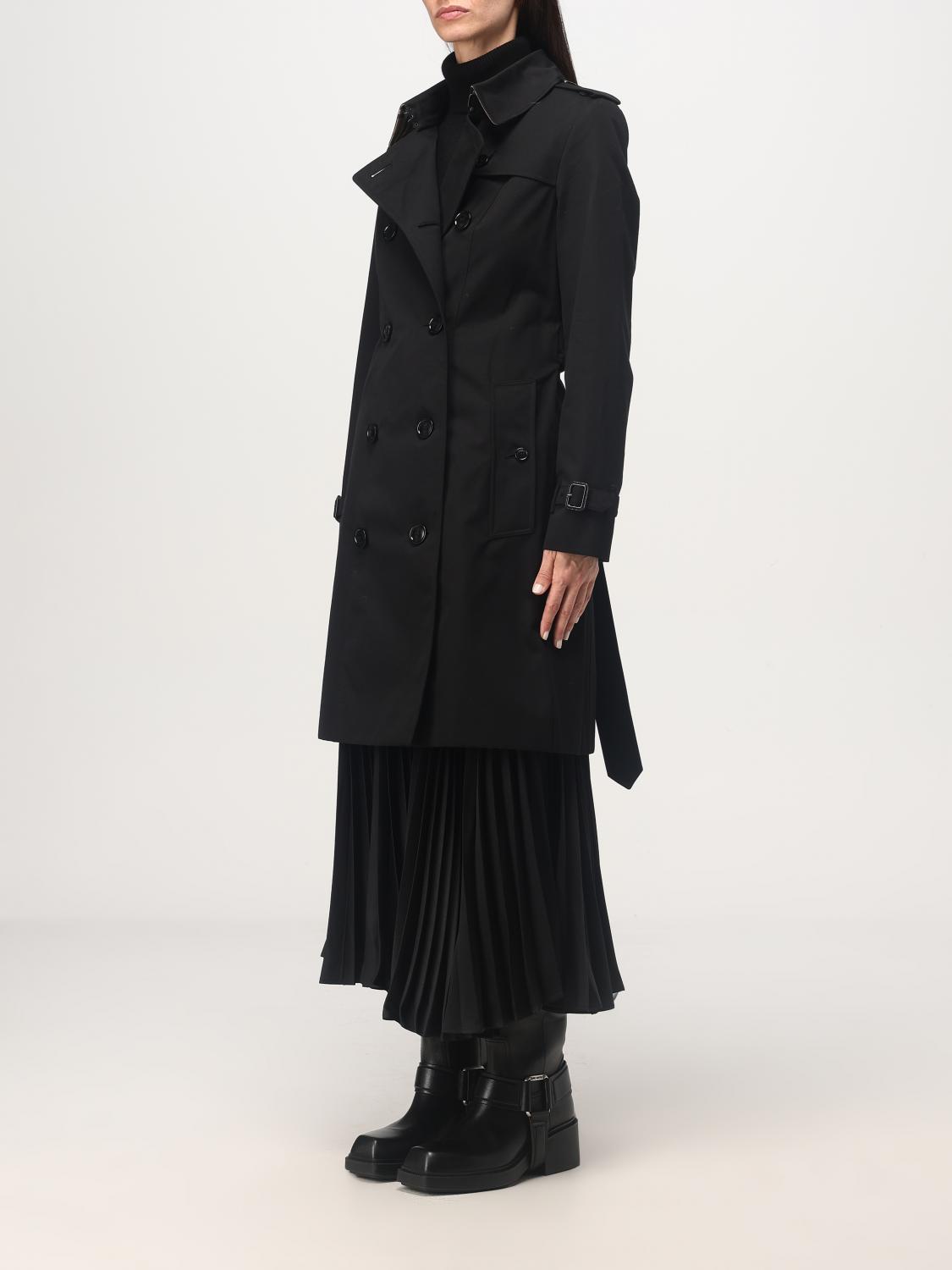 BURBERRY TRENCH COAT: Burberry women's trench coat, Black - Img 4