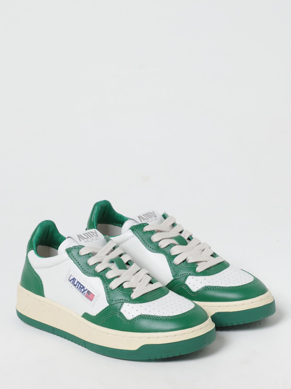 AUTRY SNEAKERS: Sneakers Medalist Autry in pelle , Verde - Img 2