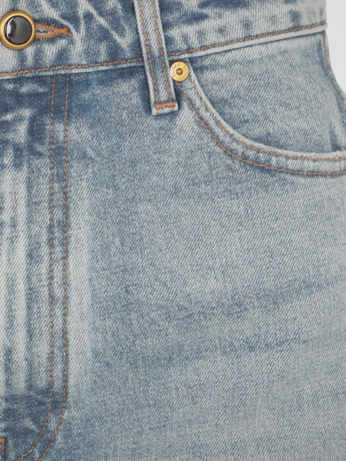 デニム・ジーパン KHAITE JEANS (1032096) Khaite Outlet: Jeans woman - Gnawed Blue | Khaite jeans