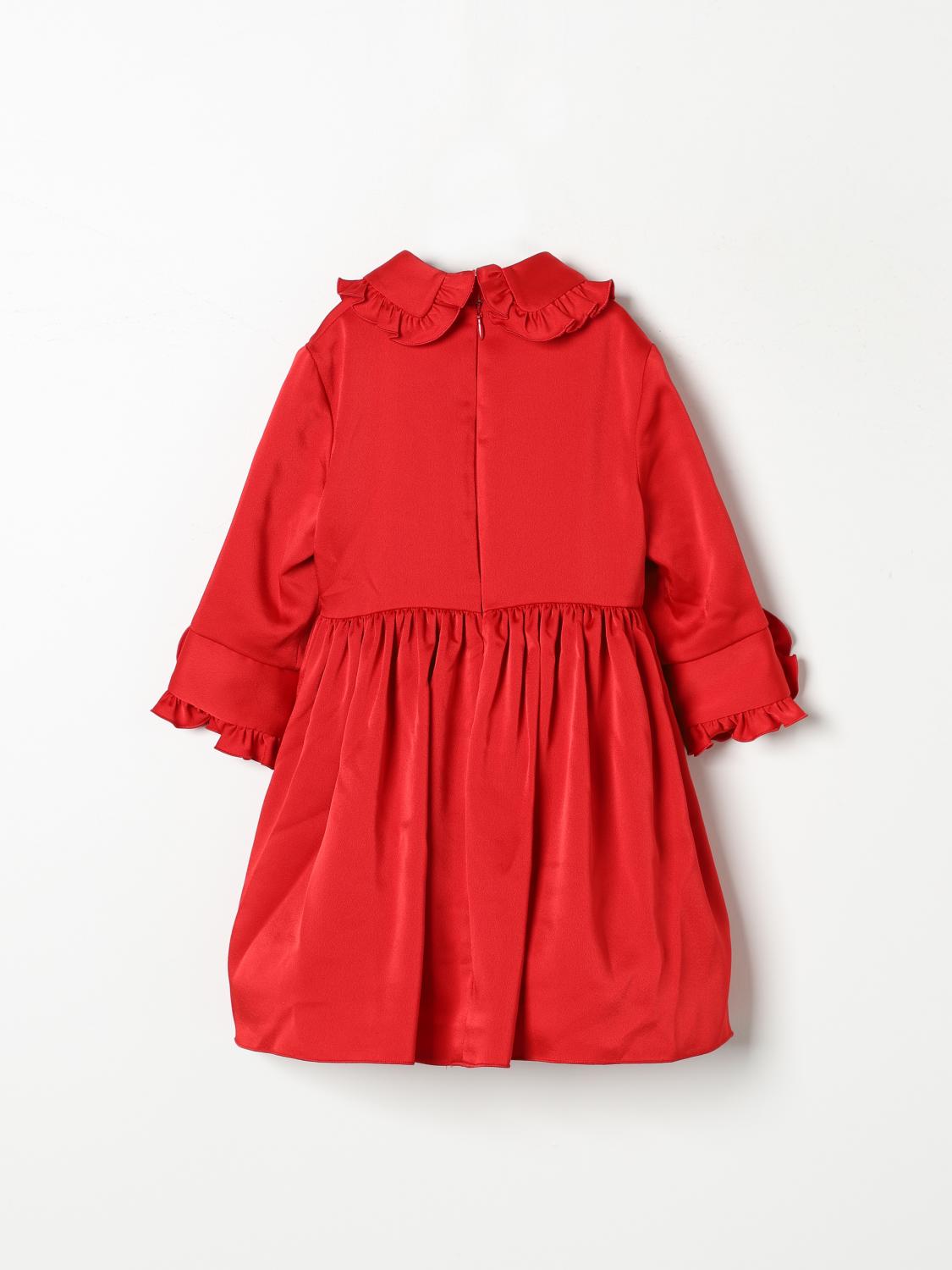 MI MI SOL ABITO: Abito Mi Mi Sol in cotone , Rosso - Img 2