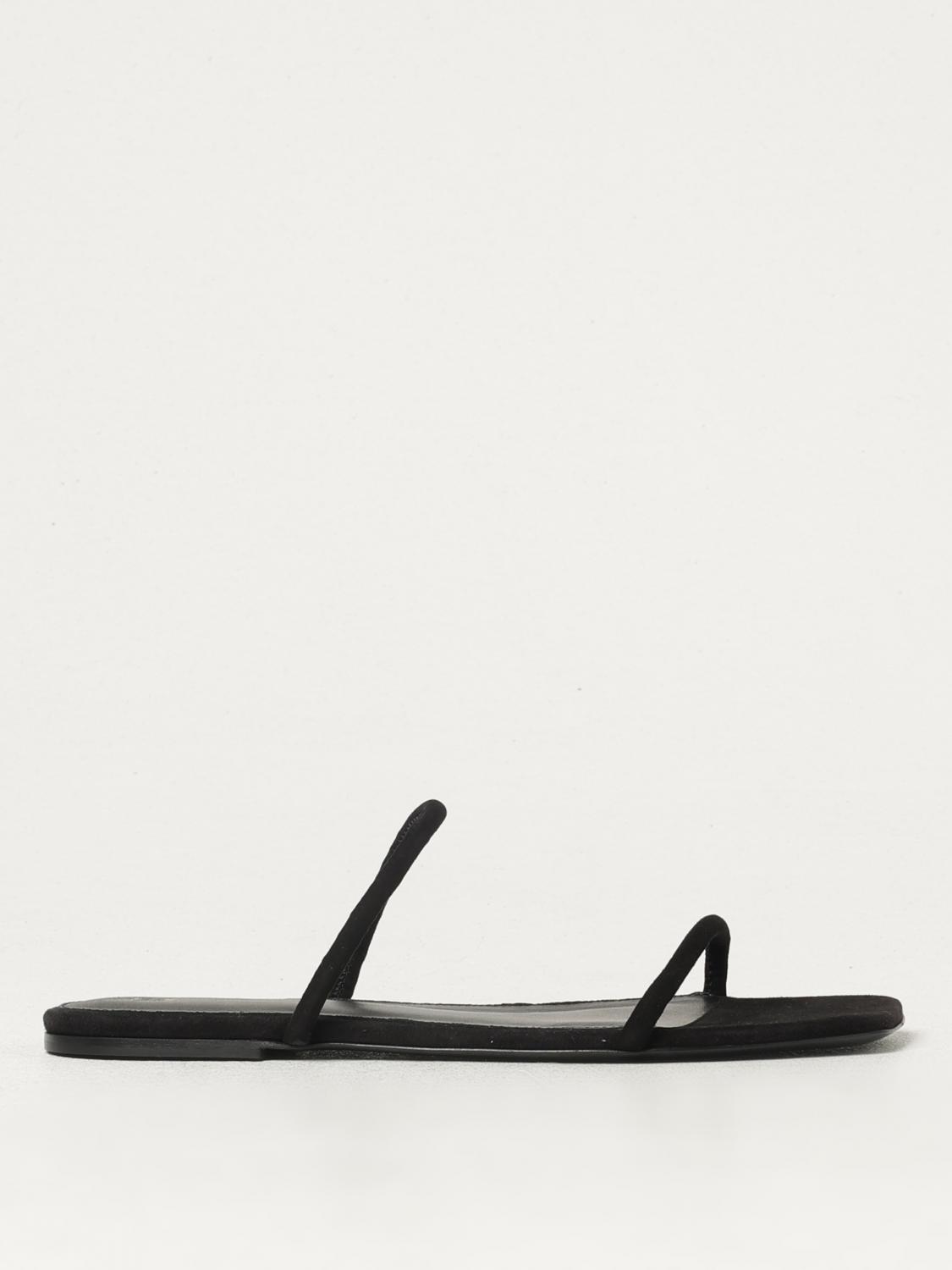 TOTEME FLAT SANDALS: Flat sandals woman Toteme, Black - Img 1