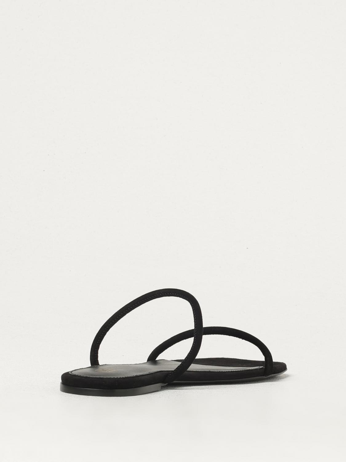 TOTEME FLAT SANDALS: Flat sandals woman Toteme, Black - Img 3