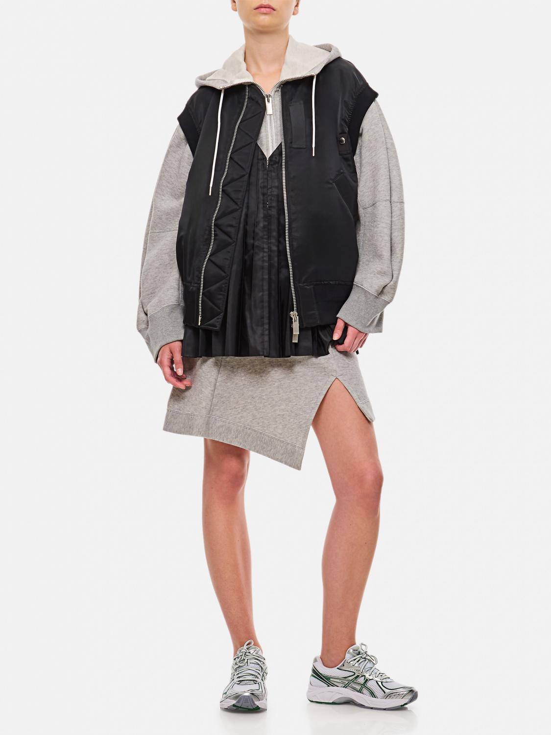 SACAI CHALECO: Americana mujer Sacai, Negro - Img 2