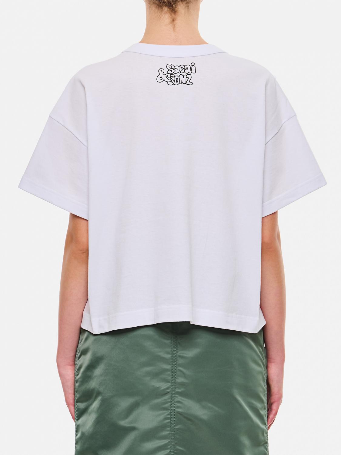 Sacai Tシャツ レディース - ホワイト | 2407464 | GIGLIO.COM