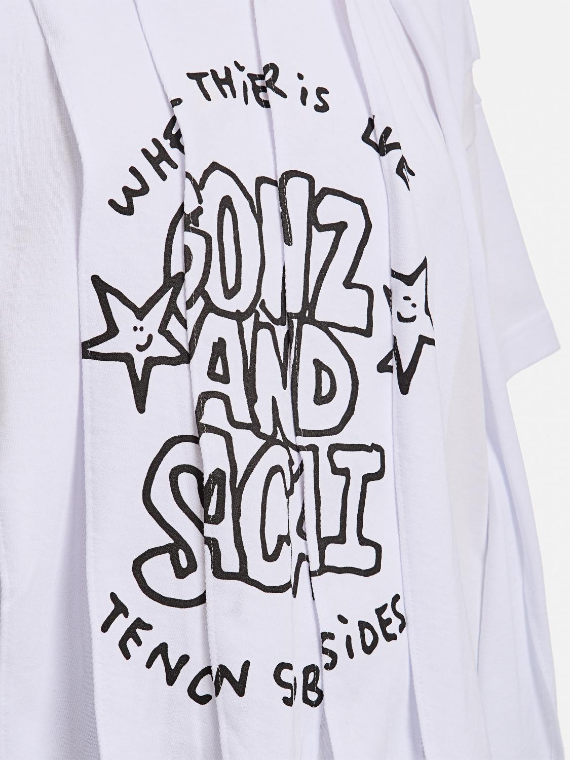 Sacai Tシャツ レディース - ホワイト | 2407464 | GIGLIO.COM