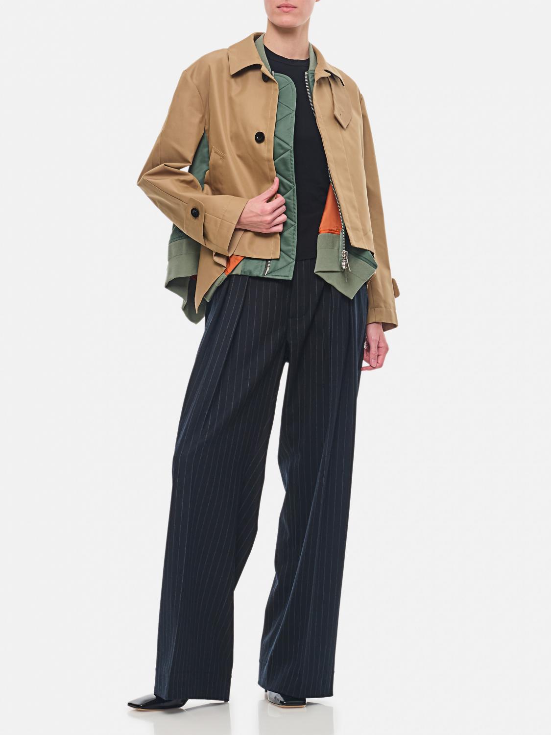 SACAI JACKET: Sacai women's jacket, Beige - Img 2