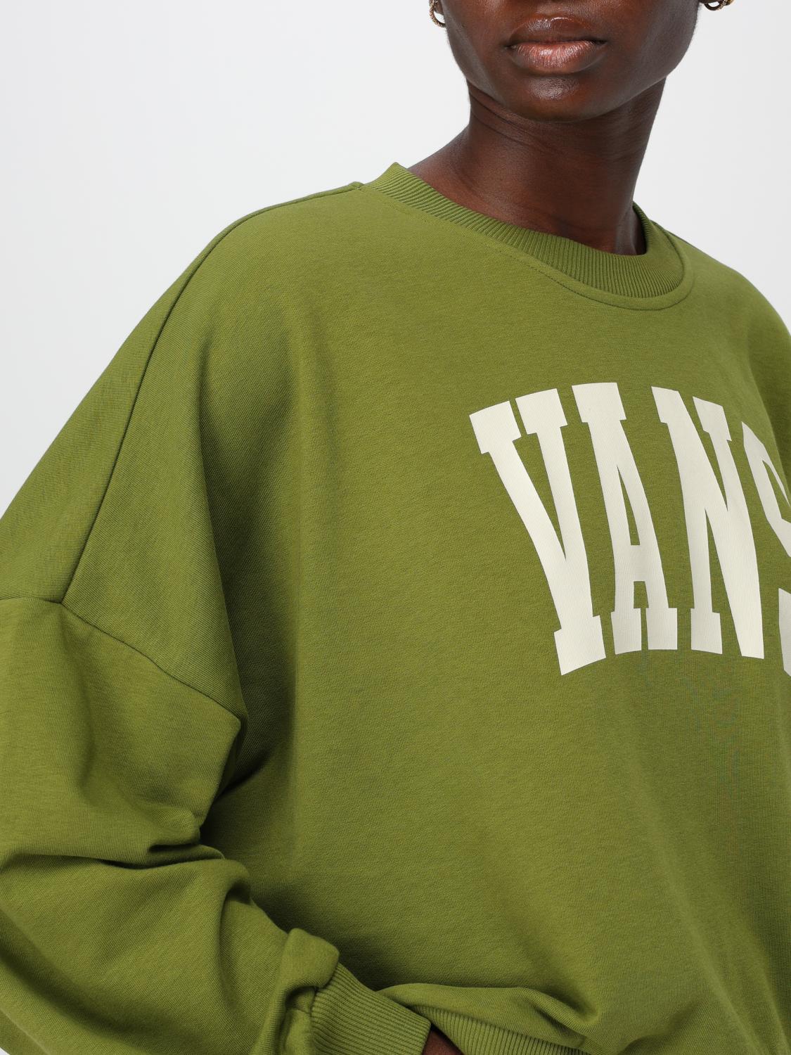 VANS MAGLIA: Felpa Vans in misto cotone , Verde - Img 3