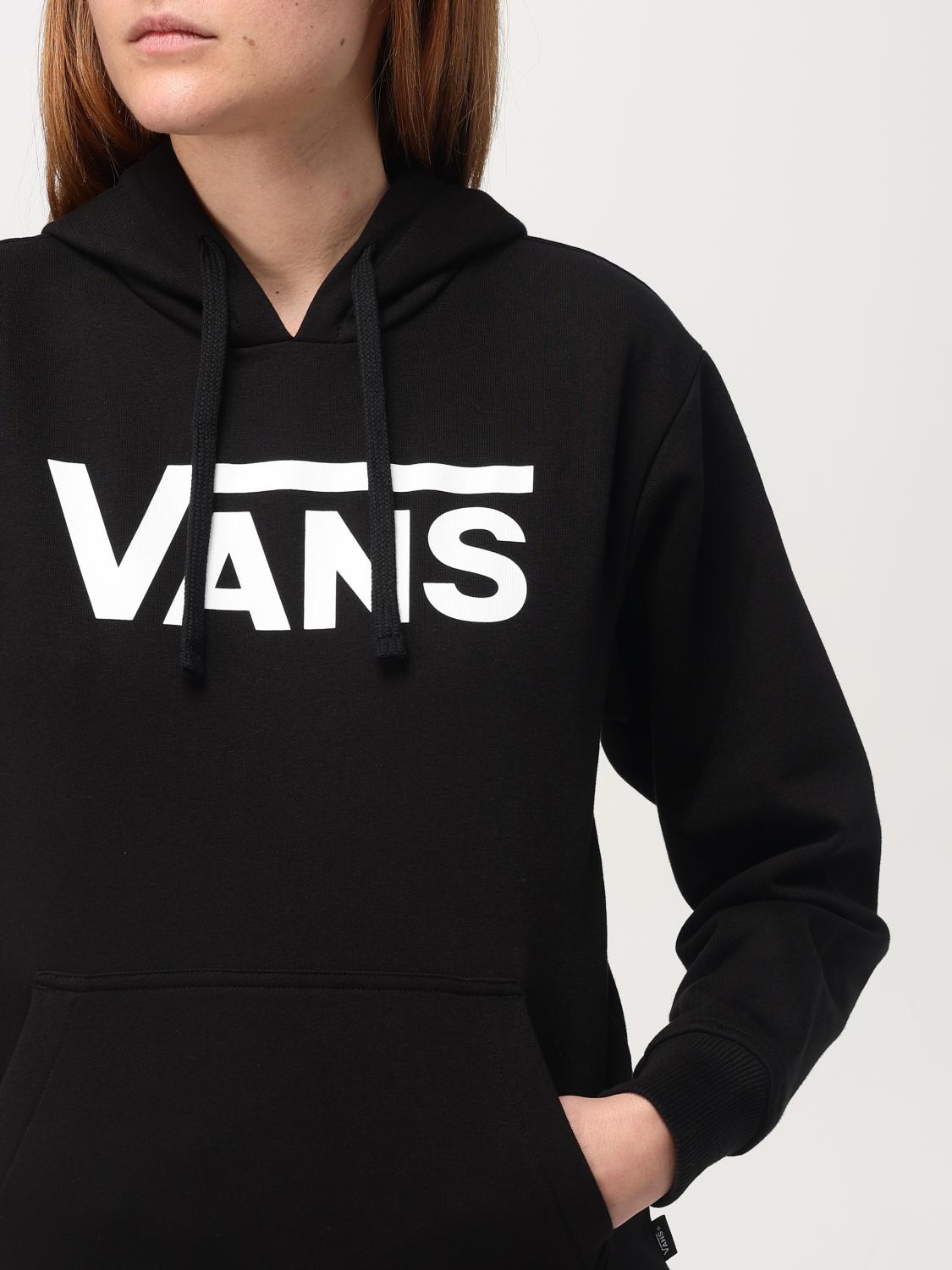 VANS FELPA: Felpa Vans in cotone con logo , Nero - Img 3