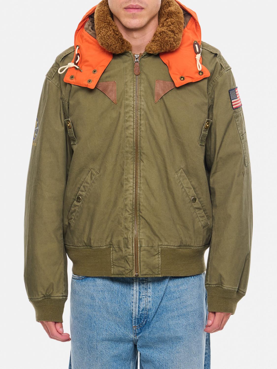 POLO RALPH LAUREN JACKET: Polo Ralph Lauren wool and nylon blend jacket, Green - Img 1