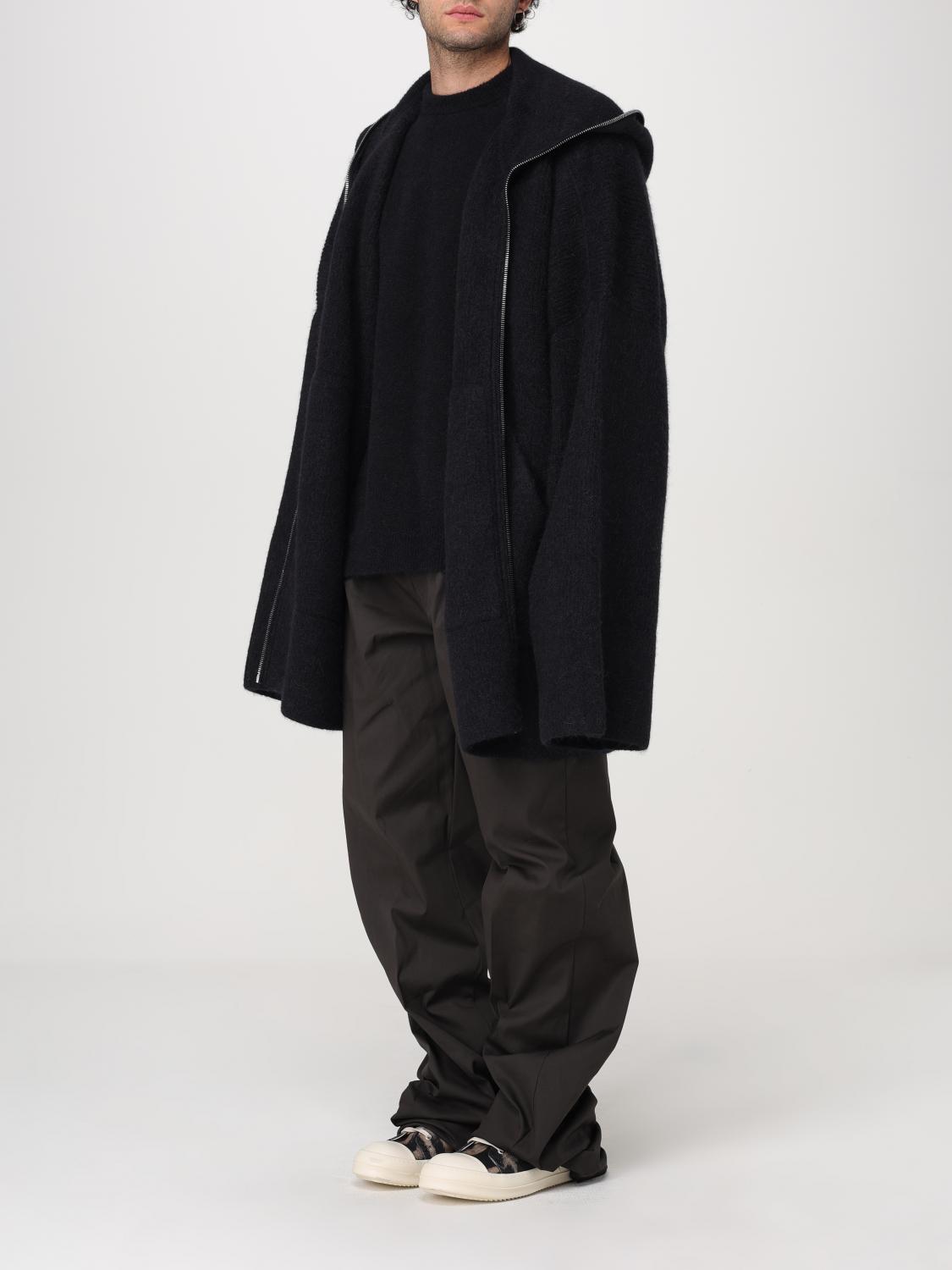 RICK OWENS GIACCA: Giubbotto Rick Owens in misto lana , Nero - Img 4