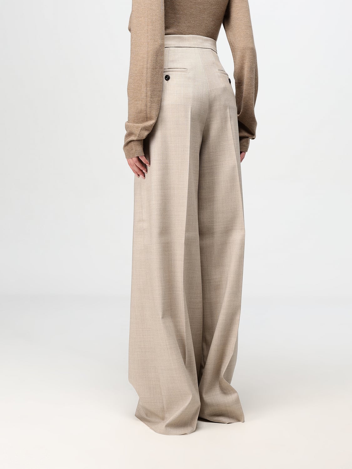MAX MARA HOSE: Hose damen Max Mara, Beige - Img 3