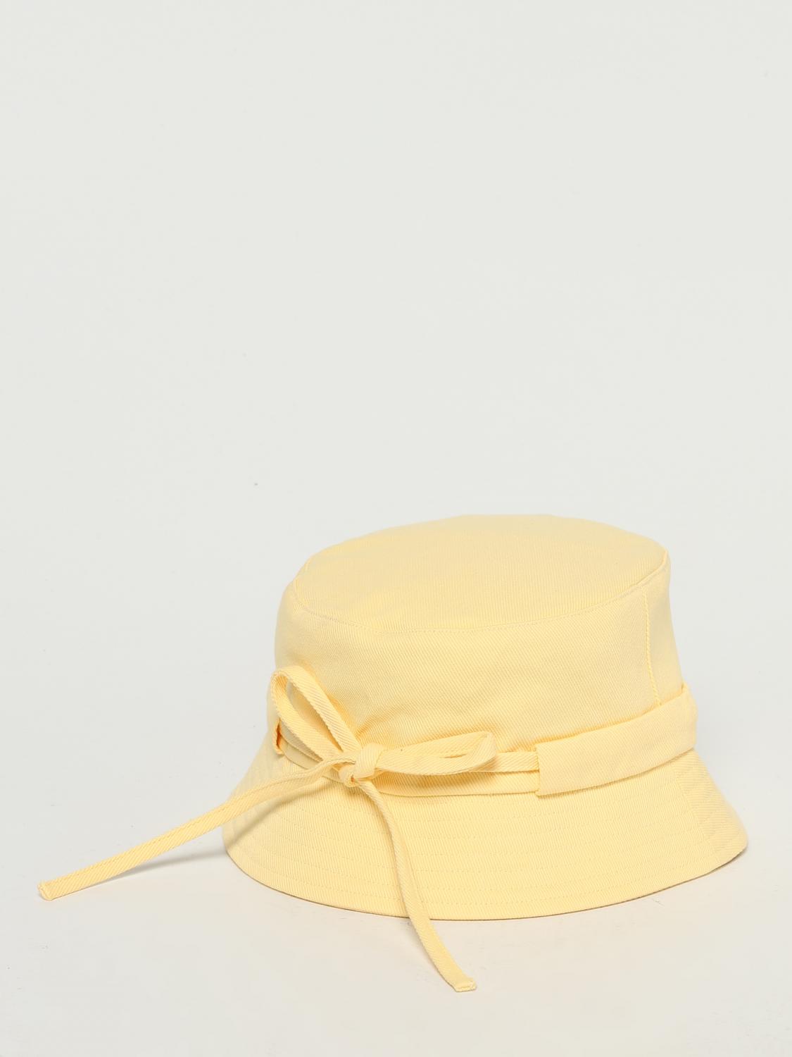 JACQUEMUS HAT: Hat men Jacquemus, Yellow - Img 2