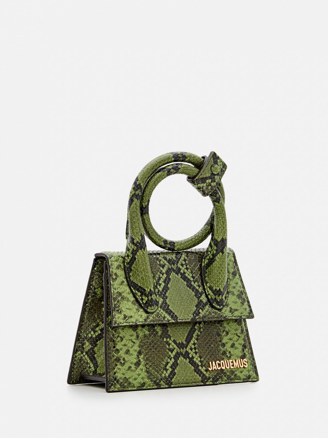 JACQUEMUS UMHÄNGETASCHE: Schultertasche damen Jacquemus, Grün - Img 4