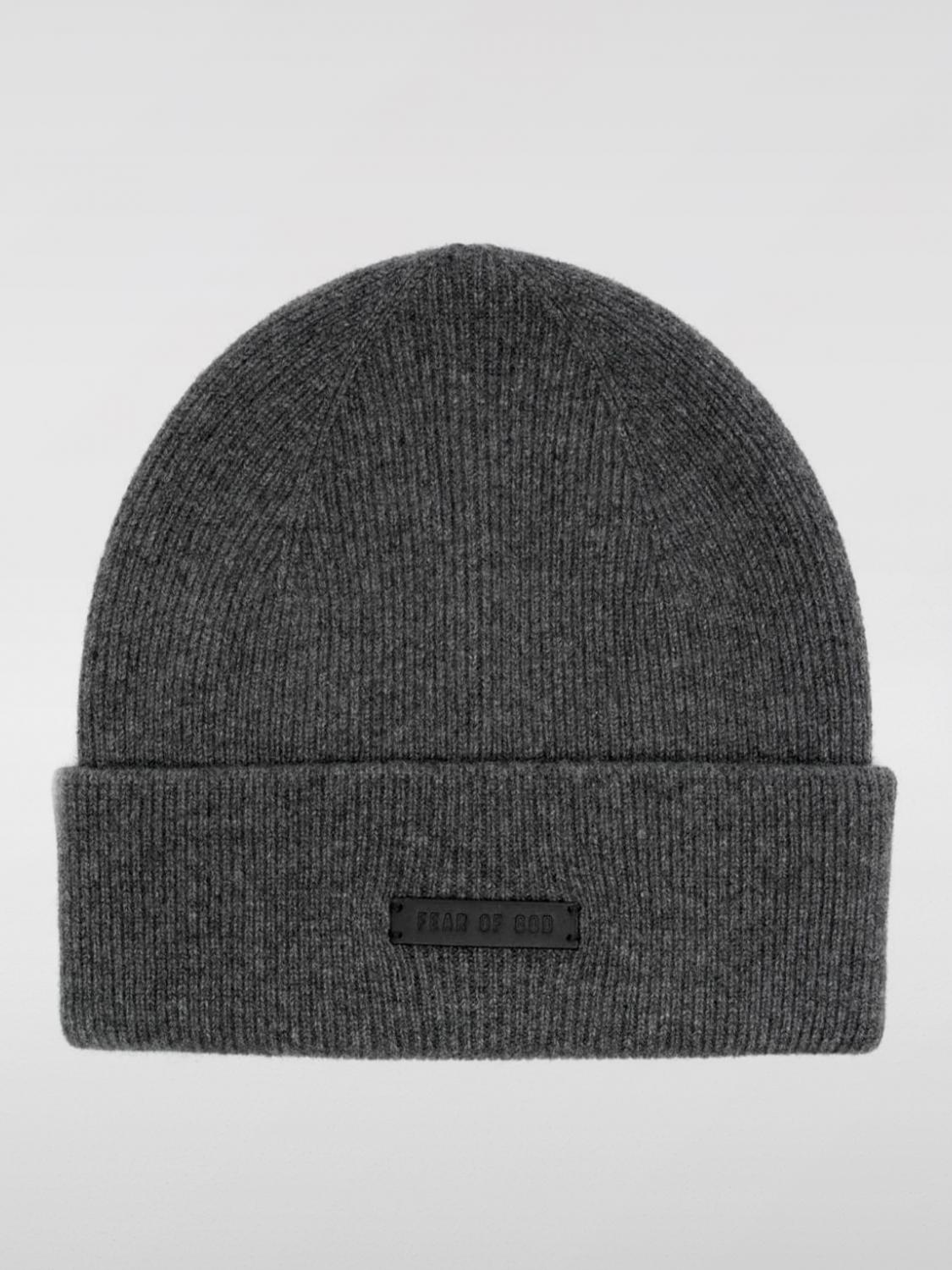 FEAR OF GOD GORRO: Gorro hombre Fear Of God, Gris - Img 1