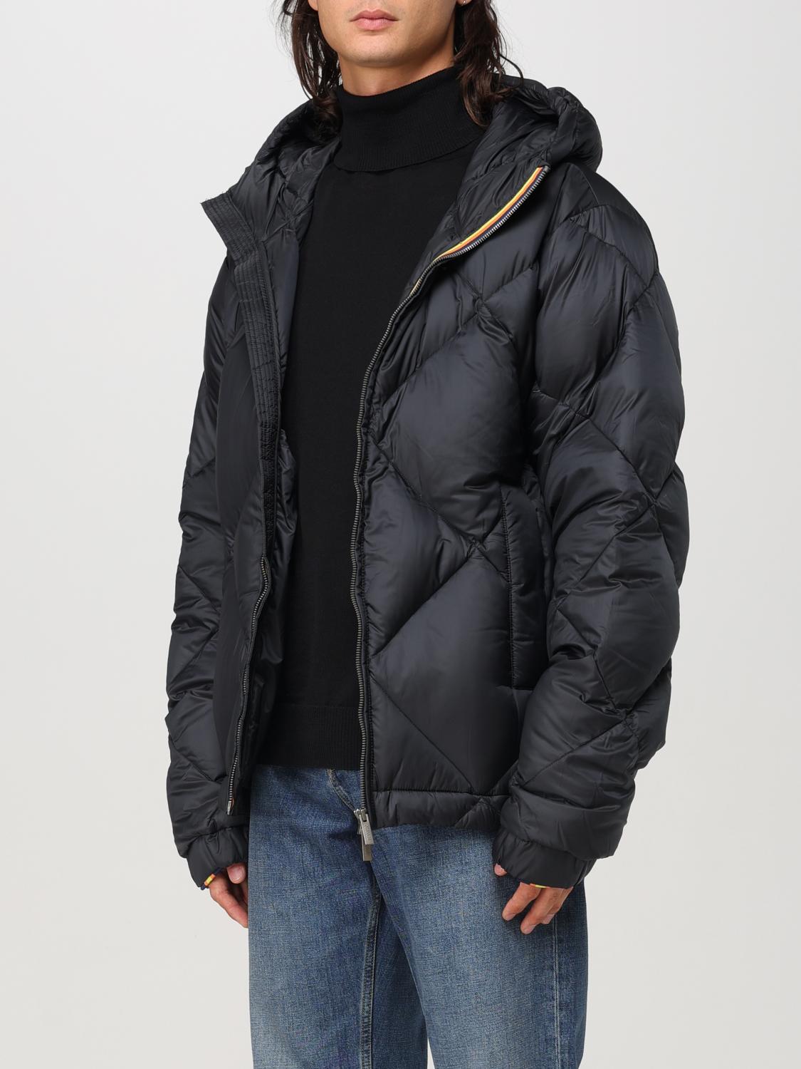K-WAY JACKET: Coat men K-way, Black - Img 3