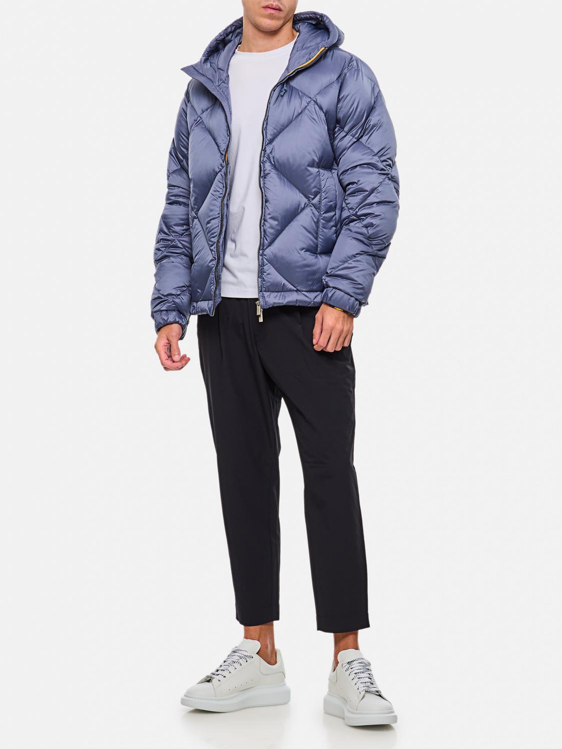 K-WAY JACKET: Coat men K-way, Gnawed Blue - Img 2