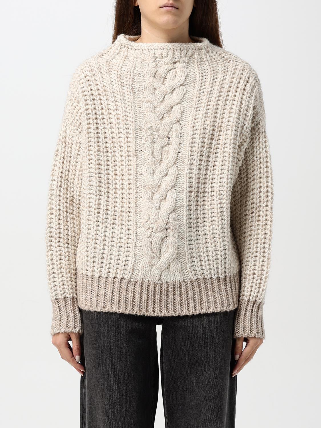 LIU JO SWEATER: Sweatshirt woman Liu Jo, Beige - Img 1