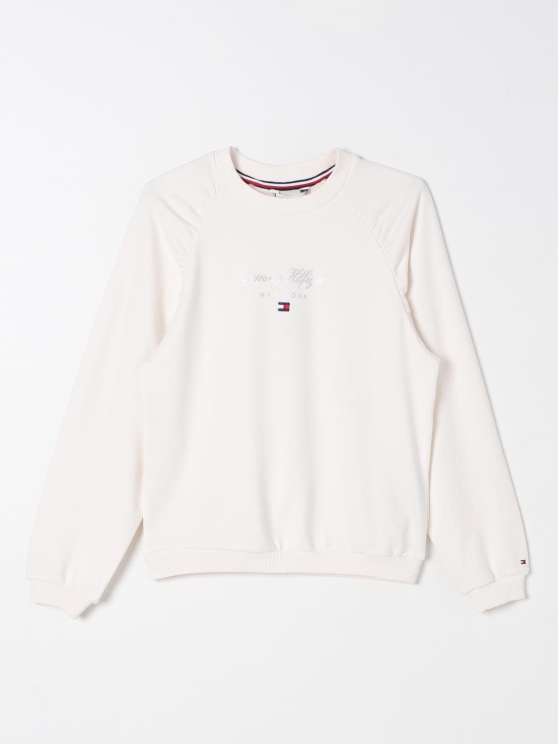 TOMMY HILFIGER SWEATER: Tracksuit kids Tommy Hilfiger, White - Img 1