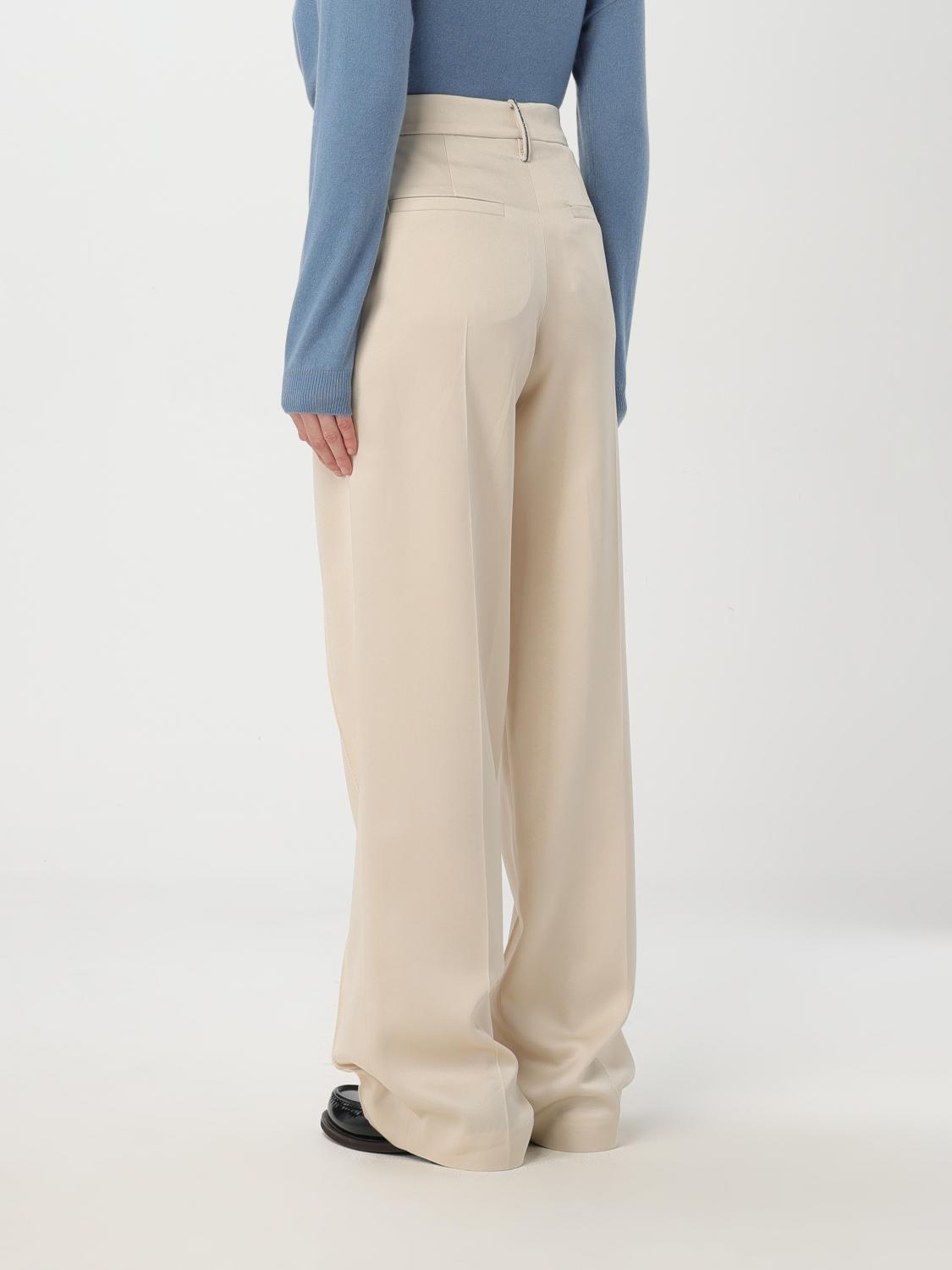 BRUNELLO CUCINELLI PANTS: Pants woman Brunello Cucinelli, White - Img 3