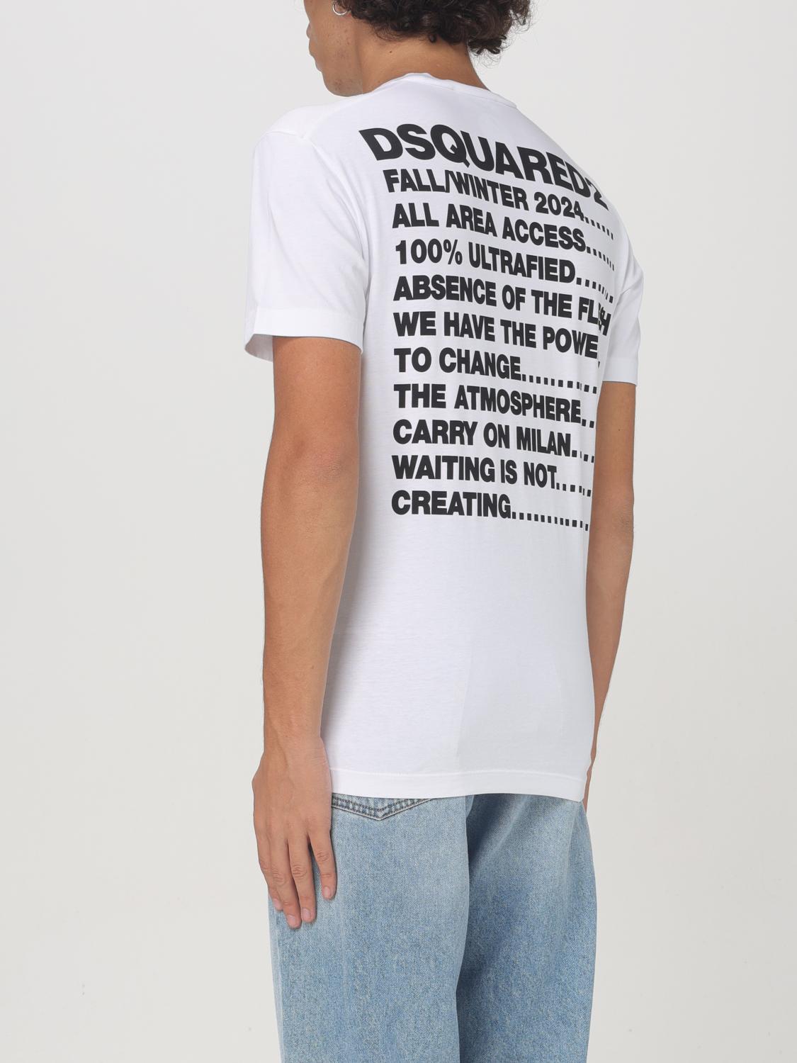 DSQUARED2 T恤: T恤 男士 Dsquared2, 白色 - Img 2