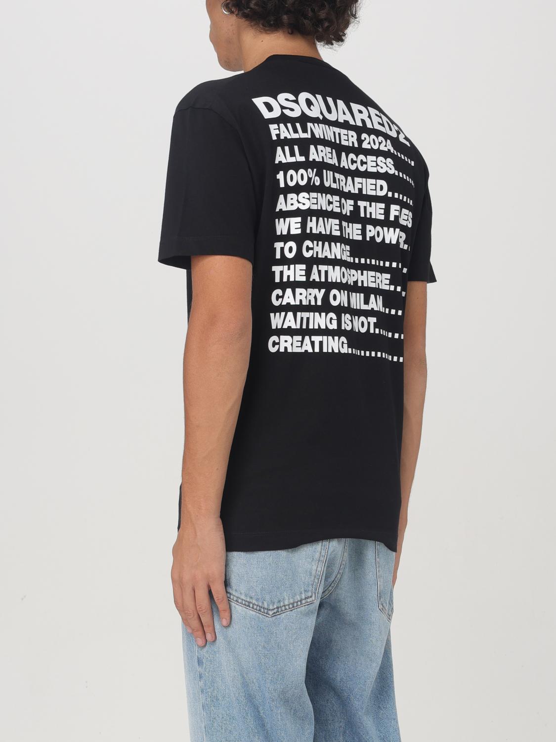 DSQUARED2 T-SHIRT: T-shirt men Dsquared2, Black - Img 2