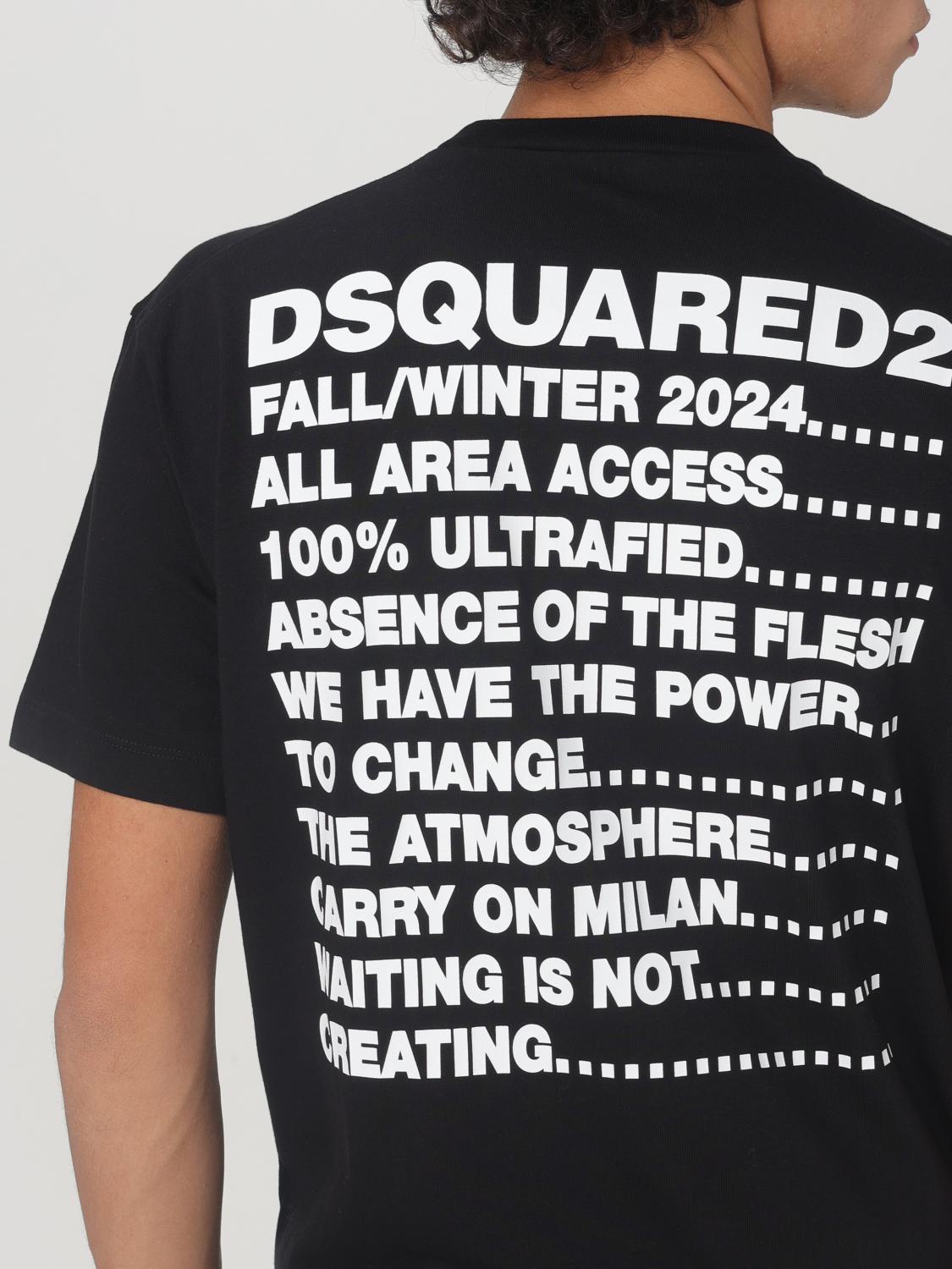 DSQUARED2 T-SHIRT: T-shirt men Dsquared2, Black - Img 3